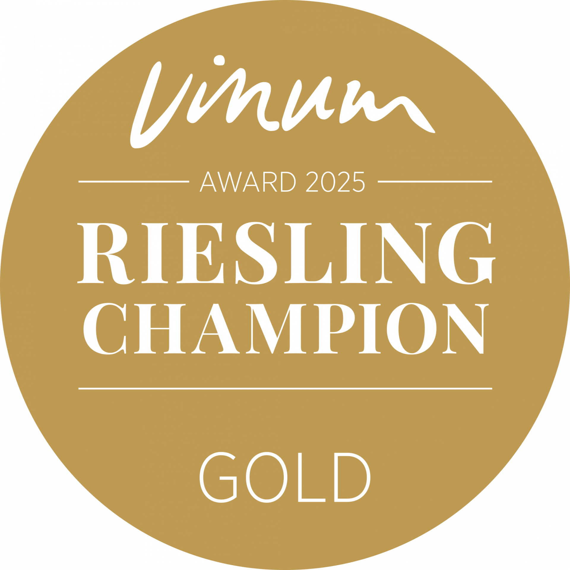 Bild-Auszeichnung: Riesling Champion Gold