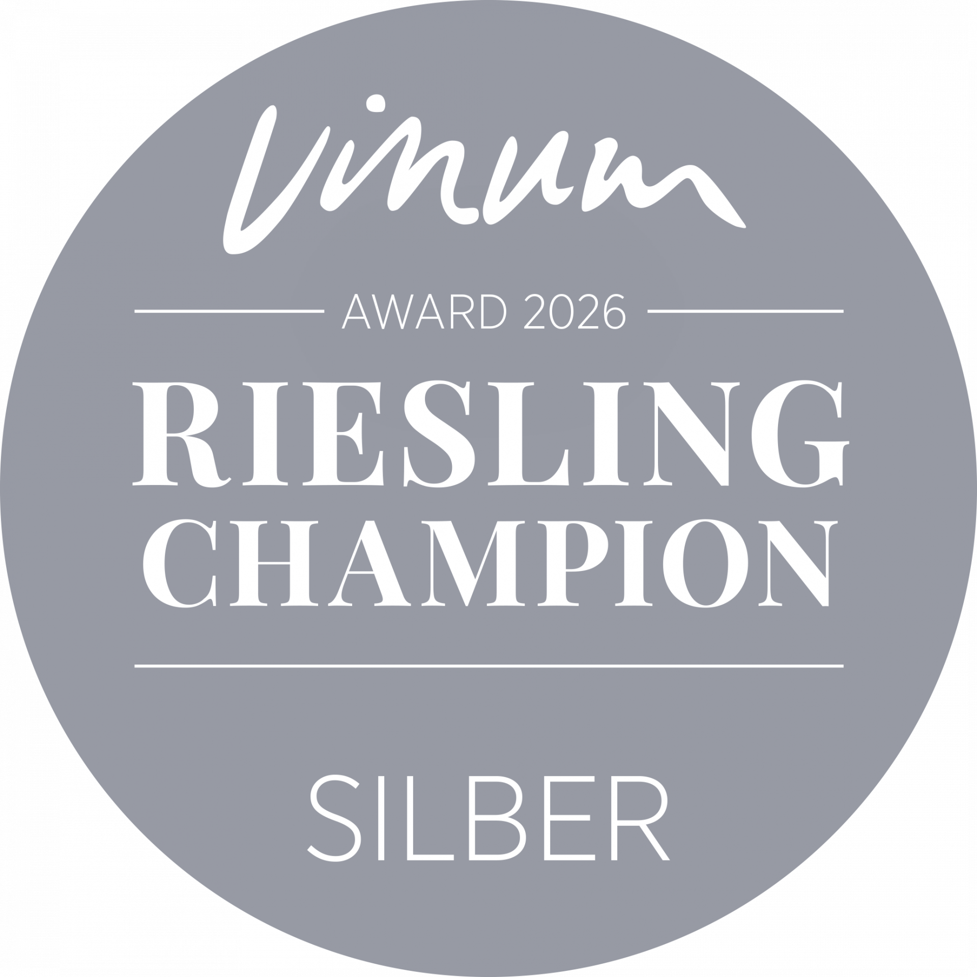 Bild-Auszeichnung: Vinum Riesling Champion 88 Punkte