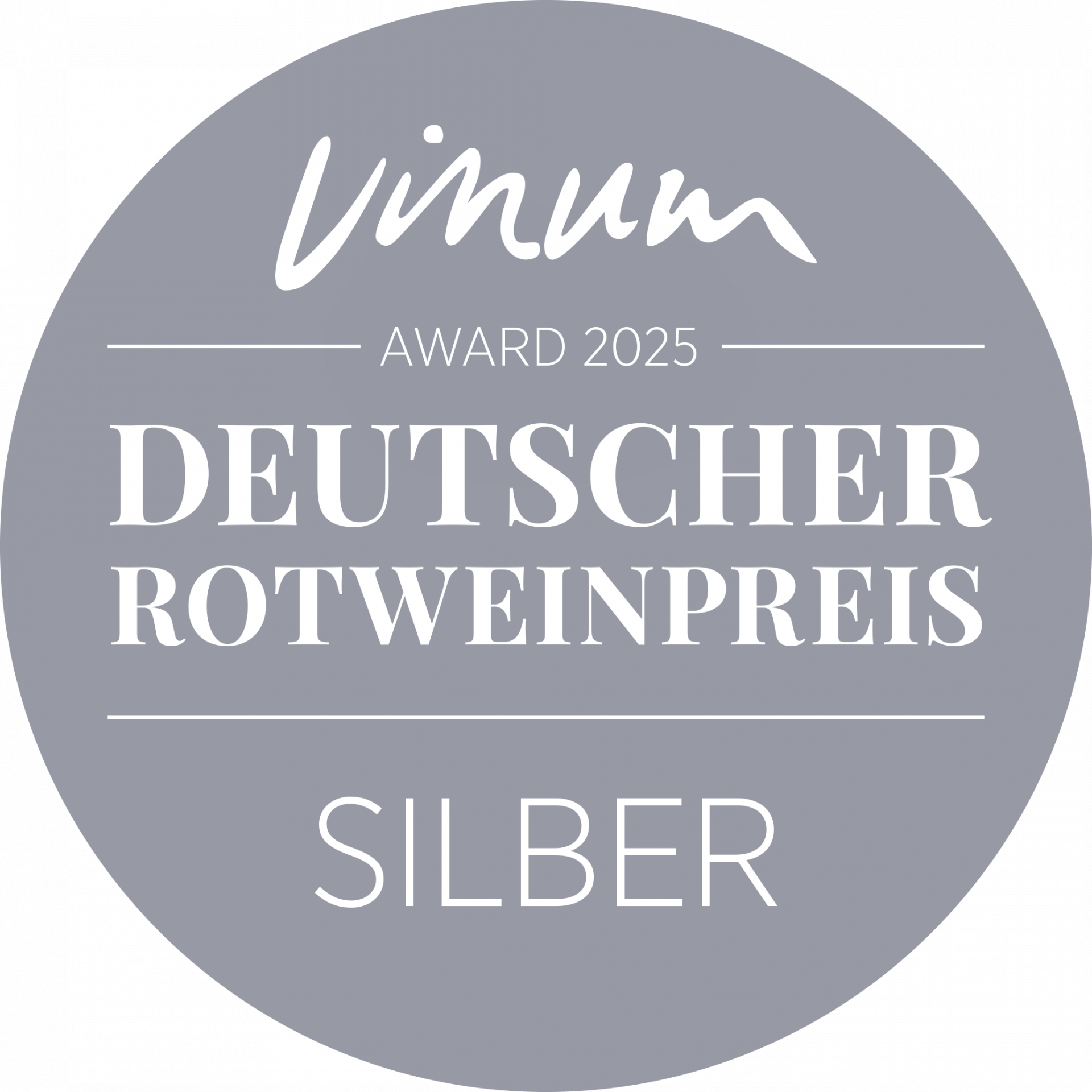 Bild-Auszeichnung: Deutscher Rotweinpreis Silber